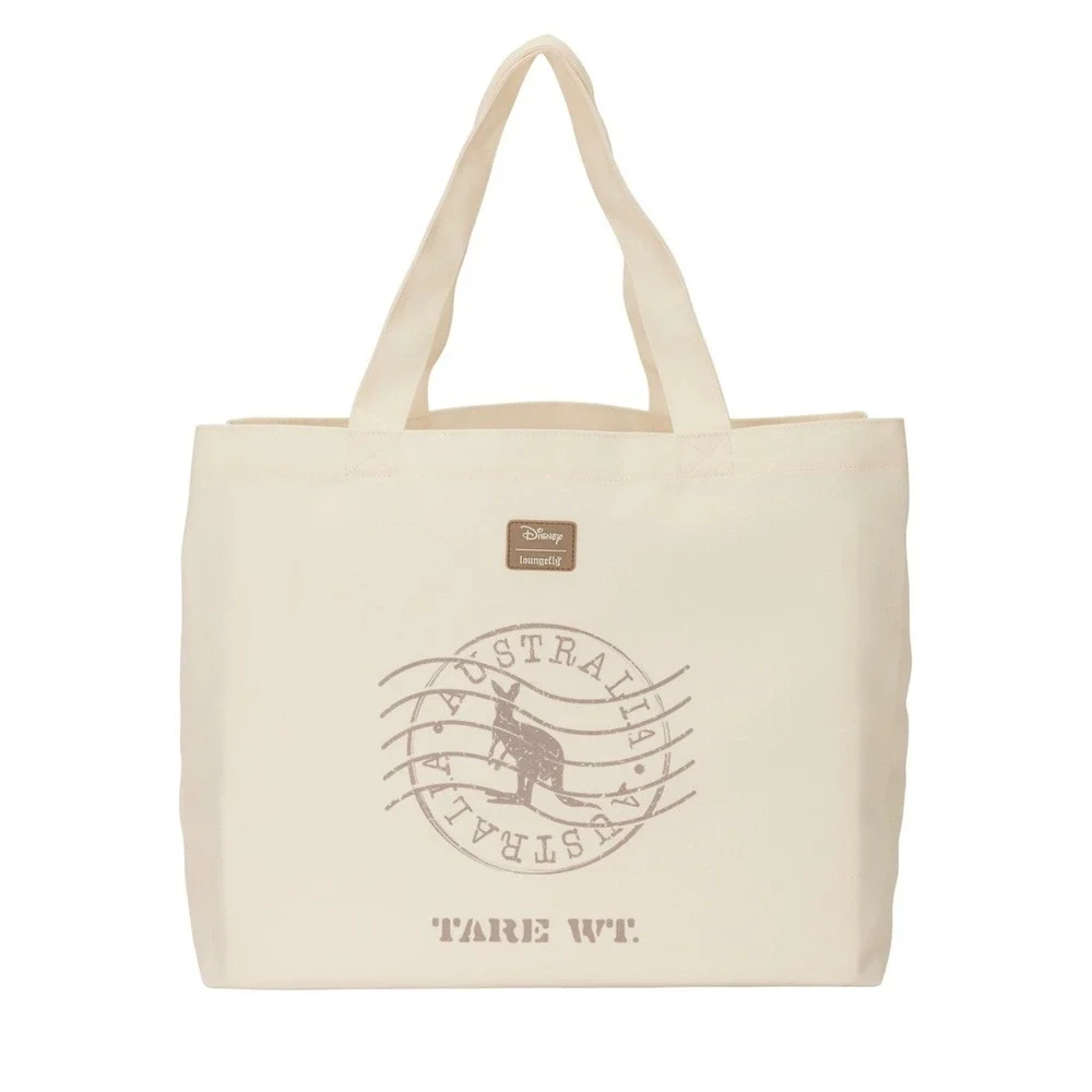 Loungefly Disney Rescuers Down Under Albatross Air Oversized Canvas Tote Bag NWT